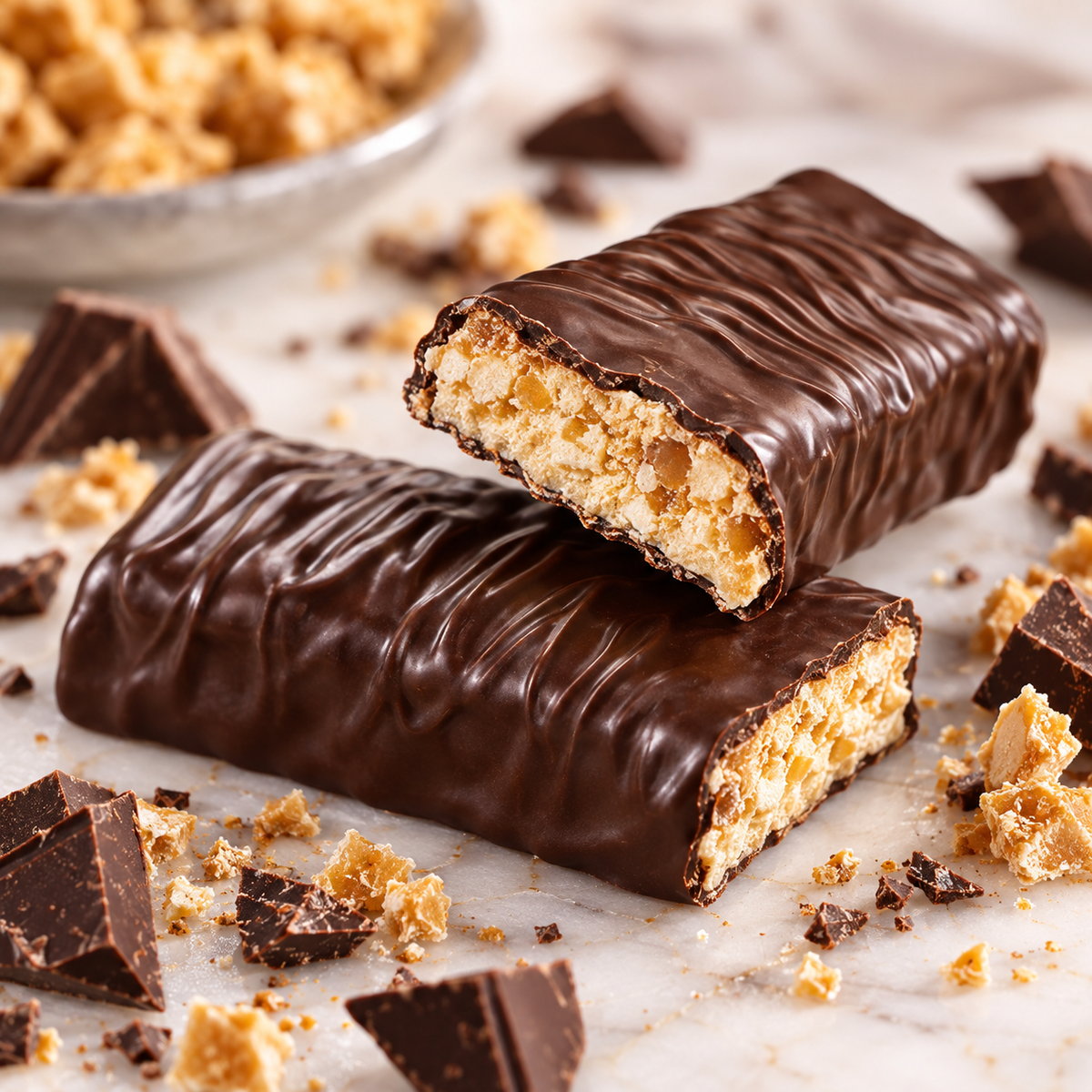 Sally Williams Roasted Nougat Crunch, Dark Chocolate