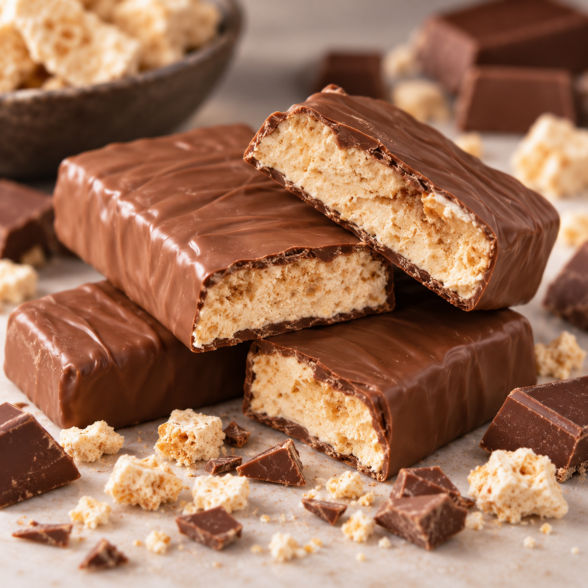 Sally Williams Roasted Nougat Crunch, Milk Chocolate