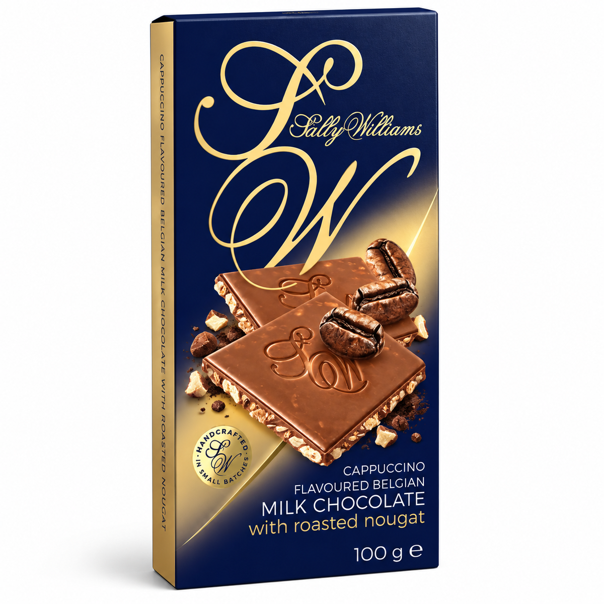 Sally Williams Cappuccino Milk Chocolate with Roasted Nougat