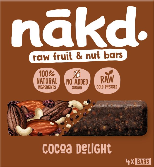 Nakd Bars MULTIPACK Cocoa Delight 12 x 4 x 35g