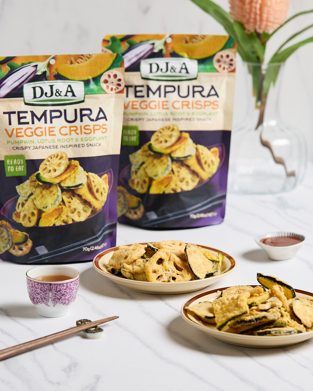 DJ&A Tempura Veggie Crisps NK 9 x 70g