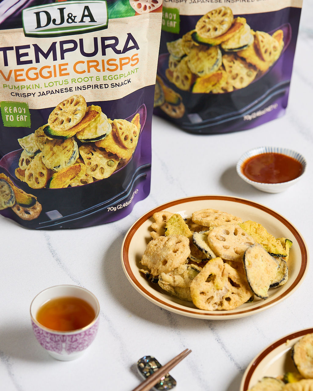 DJ&A Tempura Veggie Crisps NK 9 x 70g