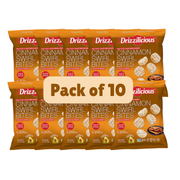 Drizzilicious Cinnamon Bites, Mini Rice Cakes, 21g - gluten-free and dairy-free, portion-controlled snacking.
