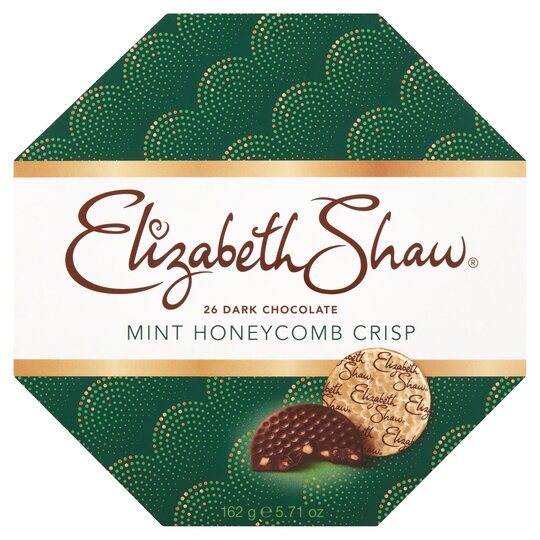 Elizabeth Shaw Dark Mint Honeycomb Crisp 8 x 162g