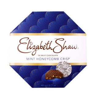 Elizabeth Shaw Milk Chocolate Mint Honeycomb Crisp 8 x 162g