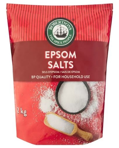 Robertsons Epsom Salt 8 x 2kg