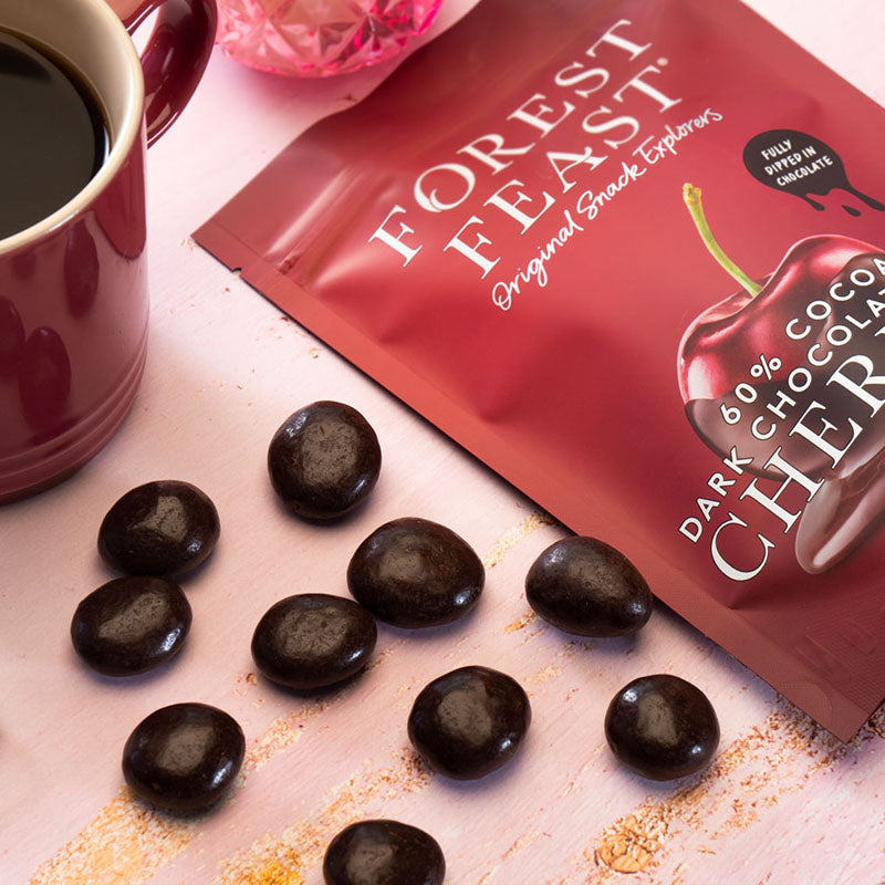 Forest Feast Belgian Dark Chocolate Sour Cherries NK 6 x 120g