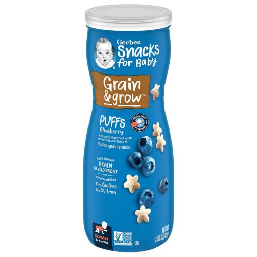 Gerber Graduates Puffs Blueberry 6 x 42g (1.48oz)