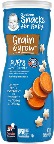 Gerber Graduates Puffs Sweet Potato 6 x 42g (1.48oz)