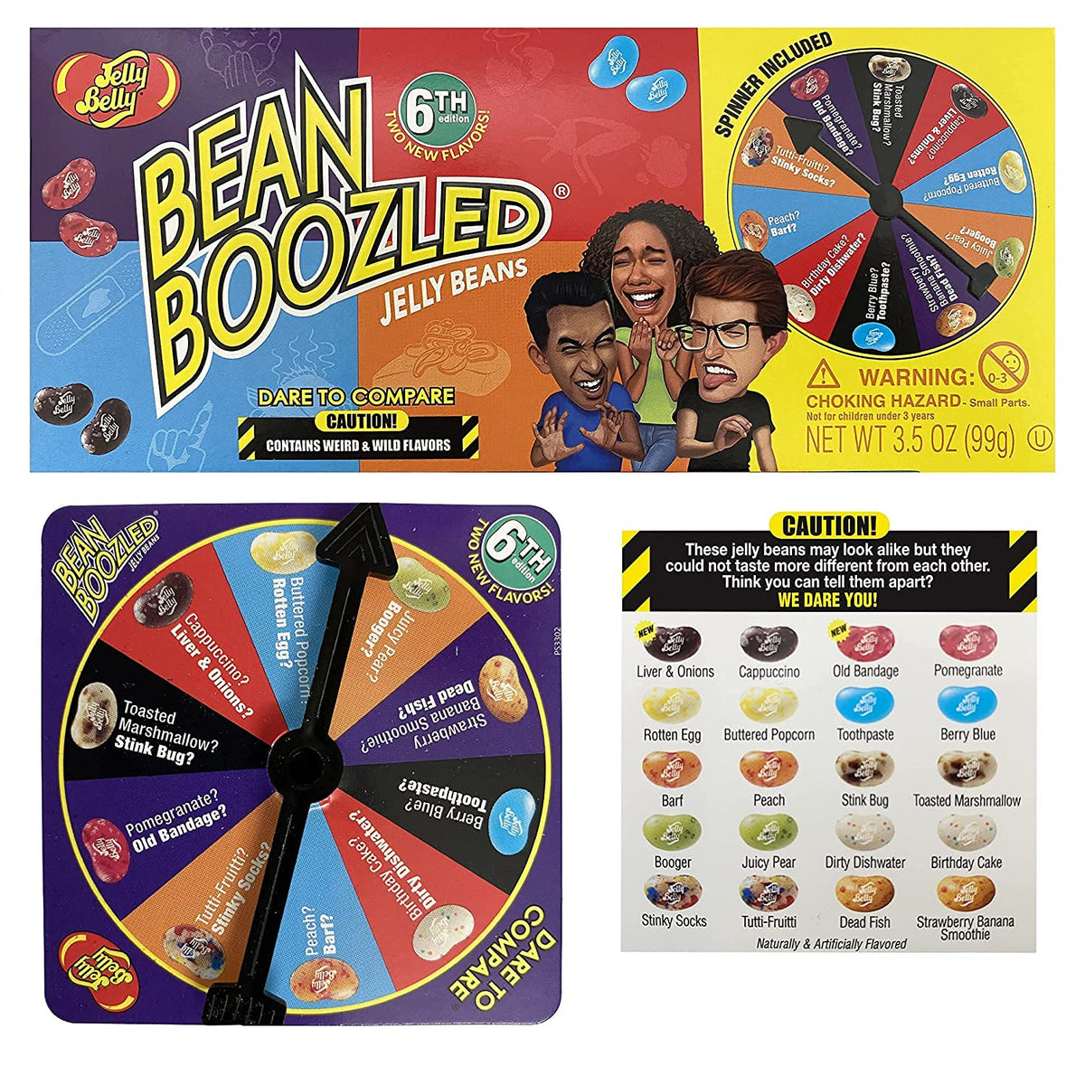 Jelly Belly Beanboozled Spinner Gift BOX NK 12 x 100g