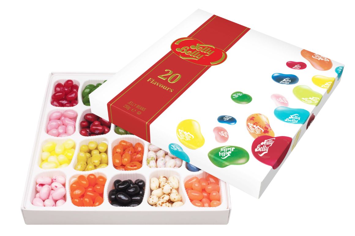 Jelly Belly Gift BOX 20 Assorted Flavours NK 10 x 250g