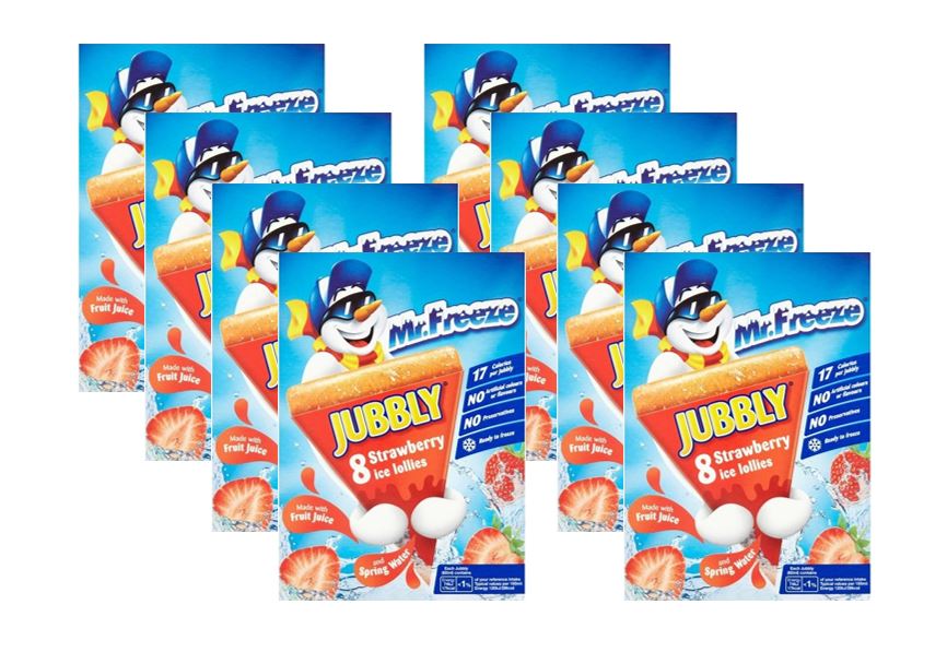 Jubbly Strawberry 6 x 8 x 62ml