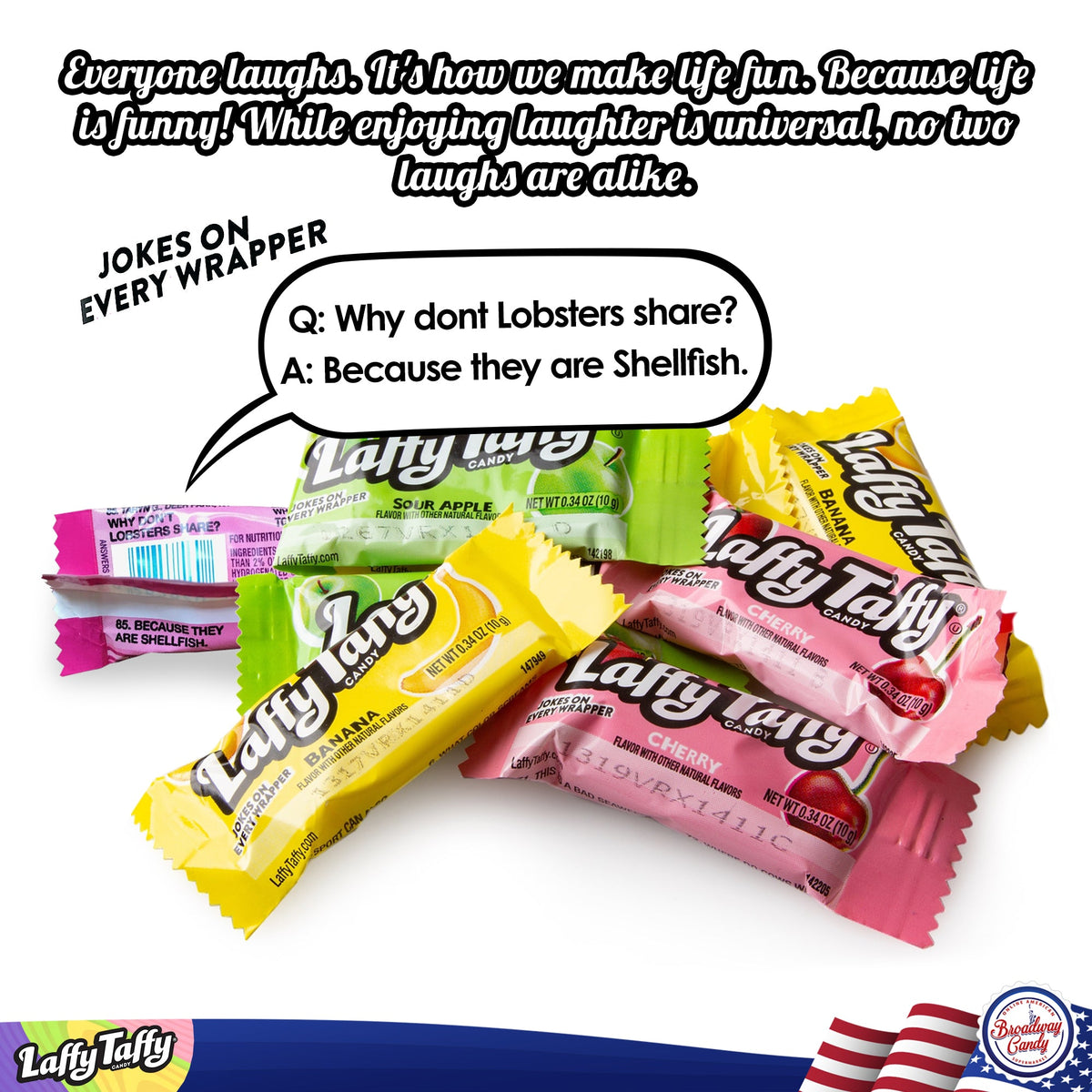 BULK Laffy Taffy Assorted Flavours 1kg