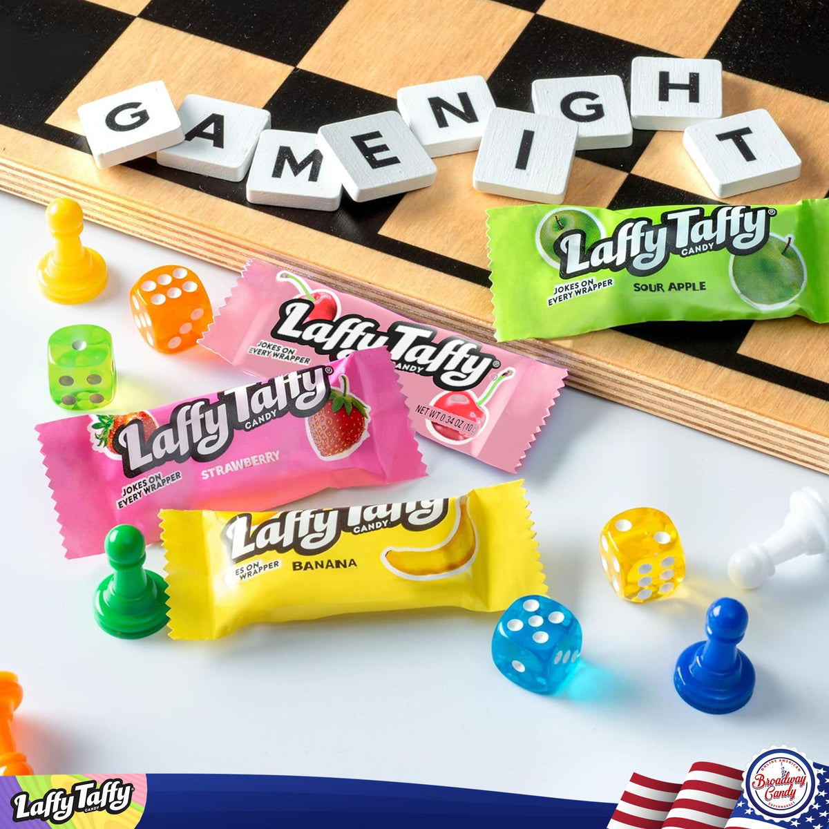 BULK Laffy Taffy Assorted Flavours 1kg