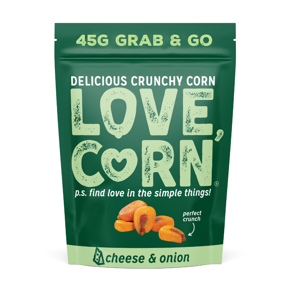 Love Corn Cheese & Onion 10 x 45g