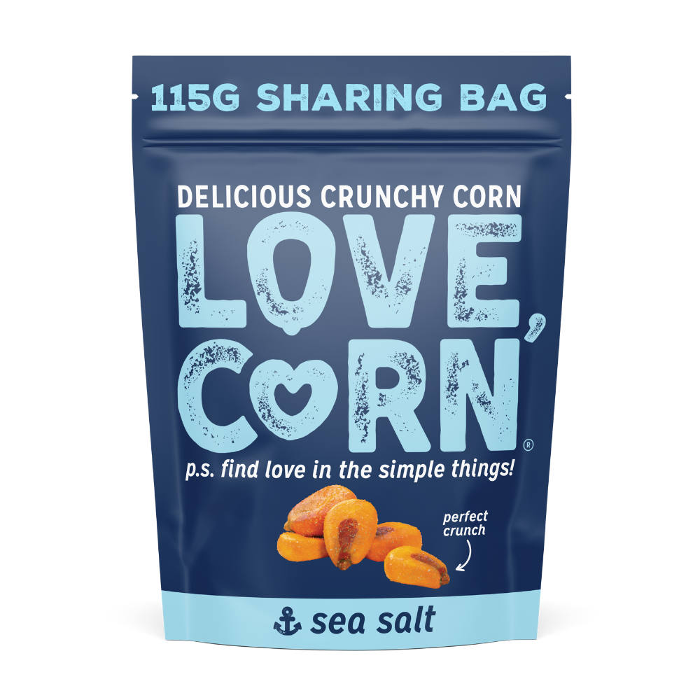 Love Corn LARGE Sea Salt 6 x 115g