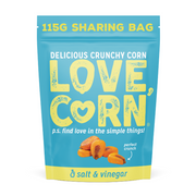 Love Corn LARGE Salt & Vinegar  6 x 115g