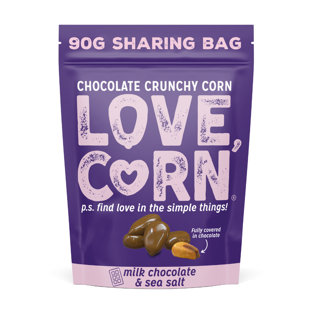 Love Corn Milk Chocolate & Sea Salt 6 x 90g