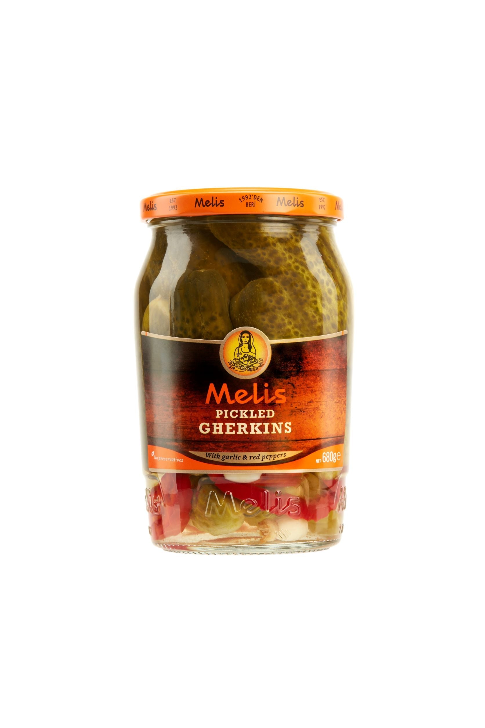 Melis Pickled Gherkins  6 x 720g
