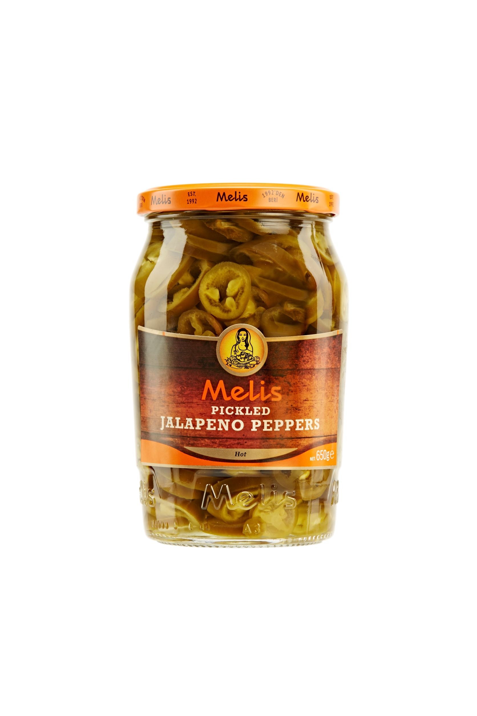 Melis Pickled Jalapeno Pepper Slices  6 x 620g