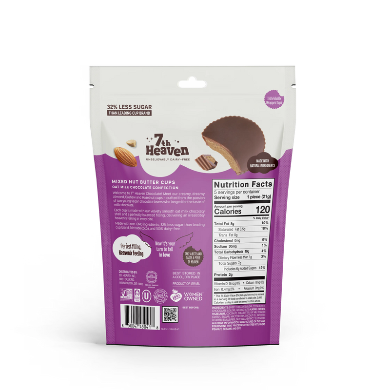 7th Heaven Mixed Nuts Cream Cups
