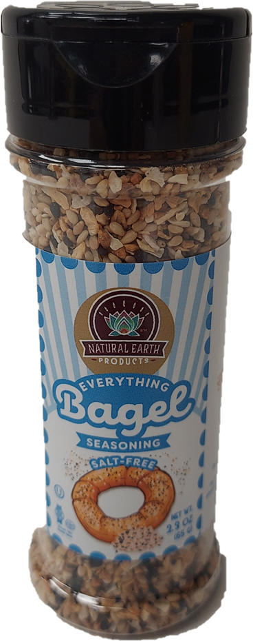 Natural Earth Products Salt Free Everything Bagel Seasoning 6 x 65g (2.3oz)