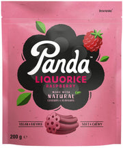 Panda  Liquorice Bags Raspberry  12 x 200g