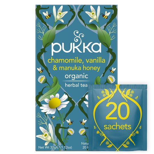 Pukka Chamomile, Vanilla & Manuka Honey 4 x 40g