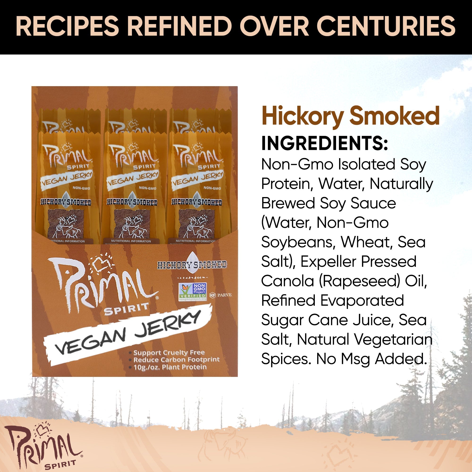 Primal Strips Hickory Smoked 24 x 28g NK