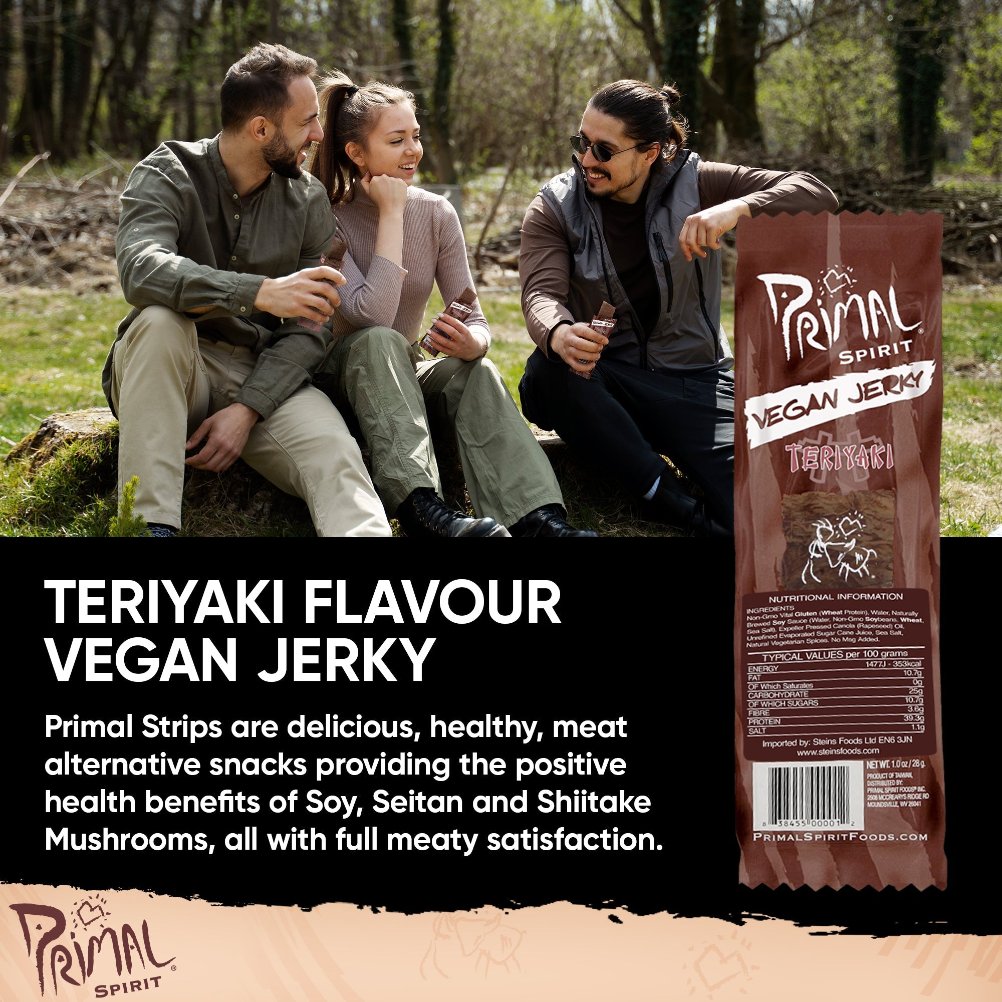 Primal Strips Teriyaki 24 x 28g NK
