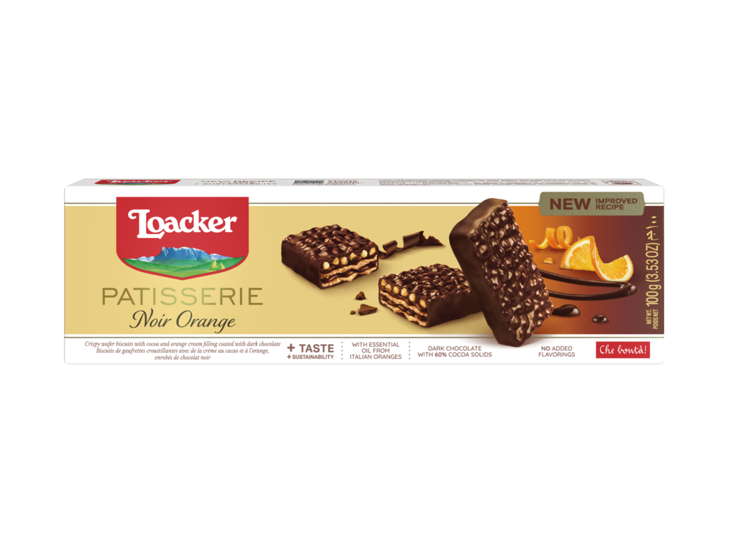 Loacker Patisseria Noir Orange 12 x 100g
