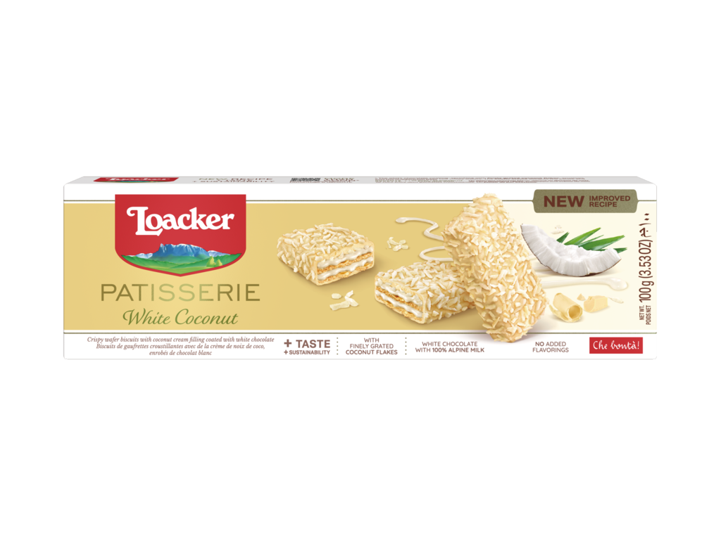 Loacker Patisseria White Coconut 12 x 100g