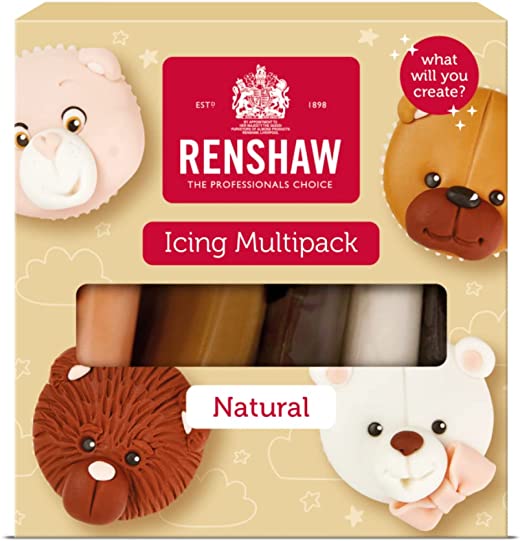 Renshaw MULTIPACK Icing Natural Colours 6 x 500g