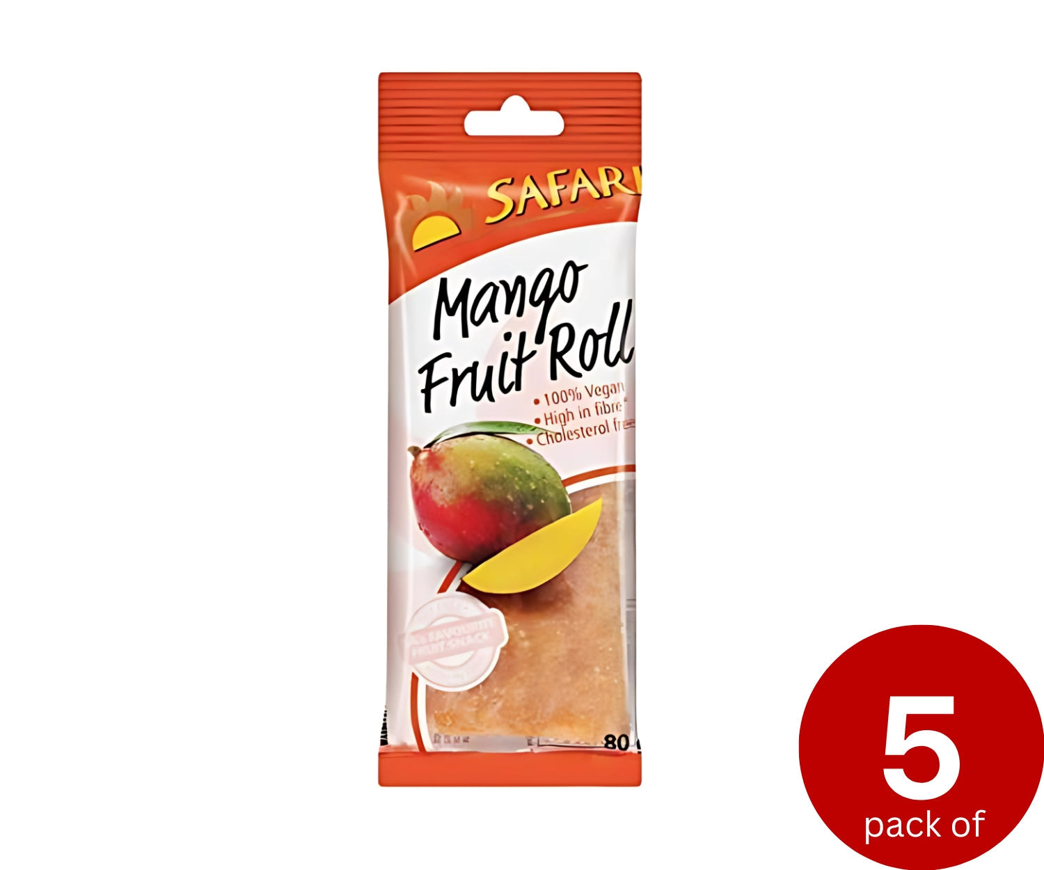 Safari Fruit Roll Mango 25 x 80g