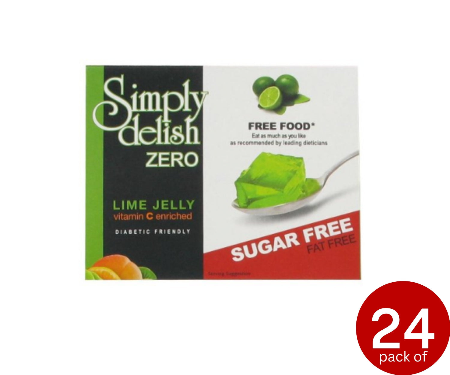 Simply Delish SF Jelly Lime 24 x 8g