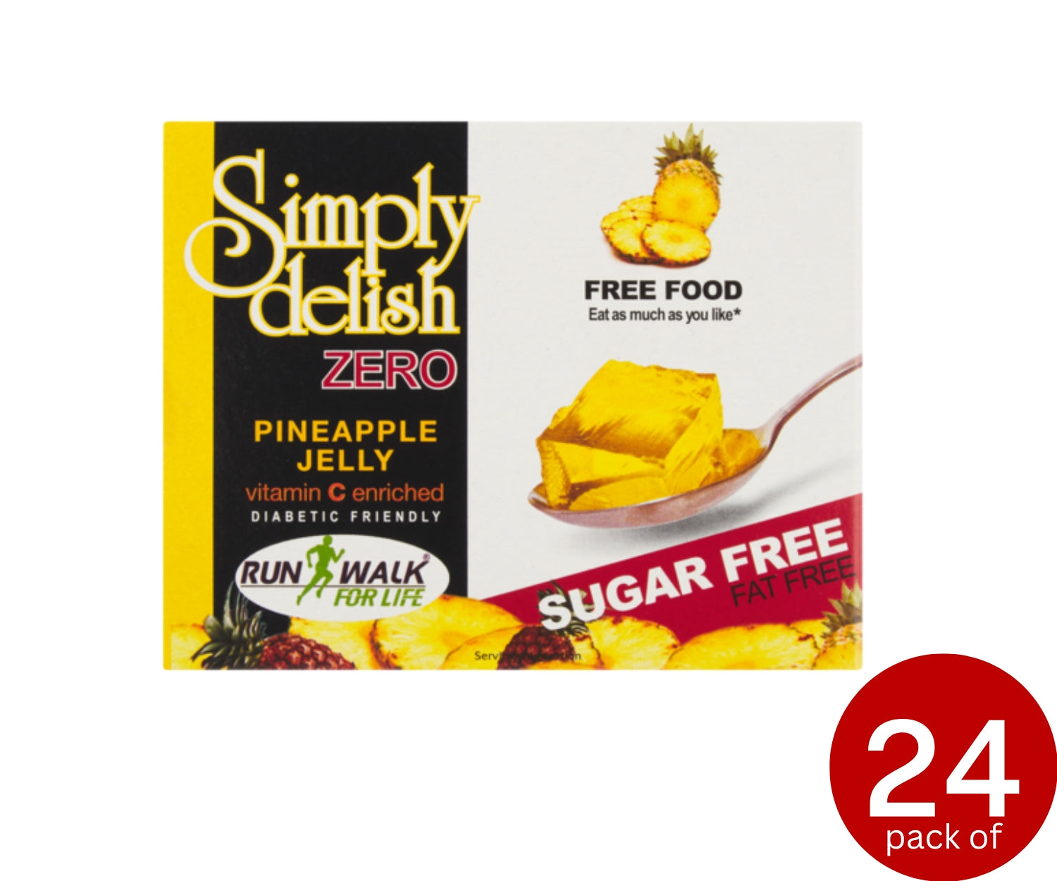 Simply Delish SF Jelly Pineapple 24 x 8g