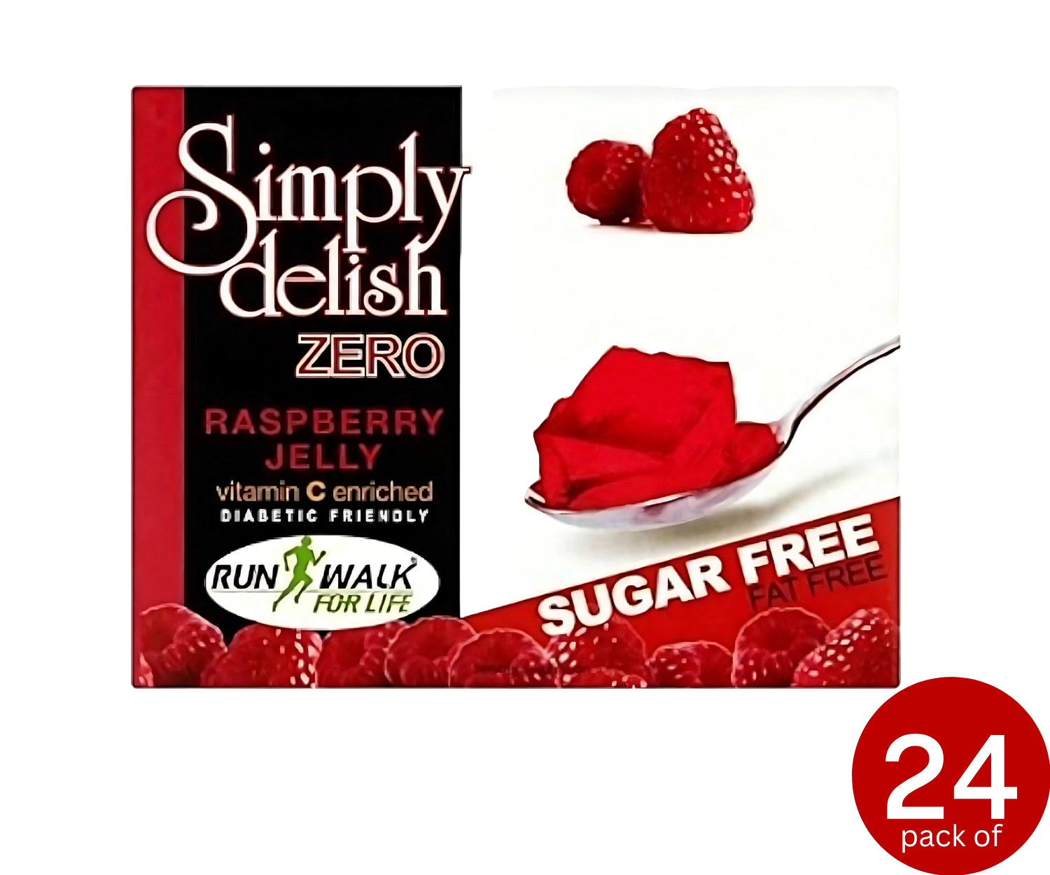 Simply Delish SF Jelly Raspberry 24 x 8g