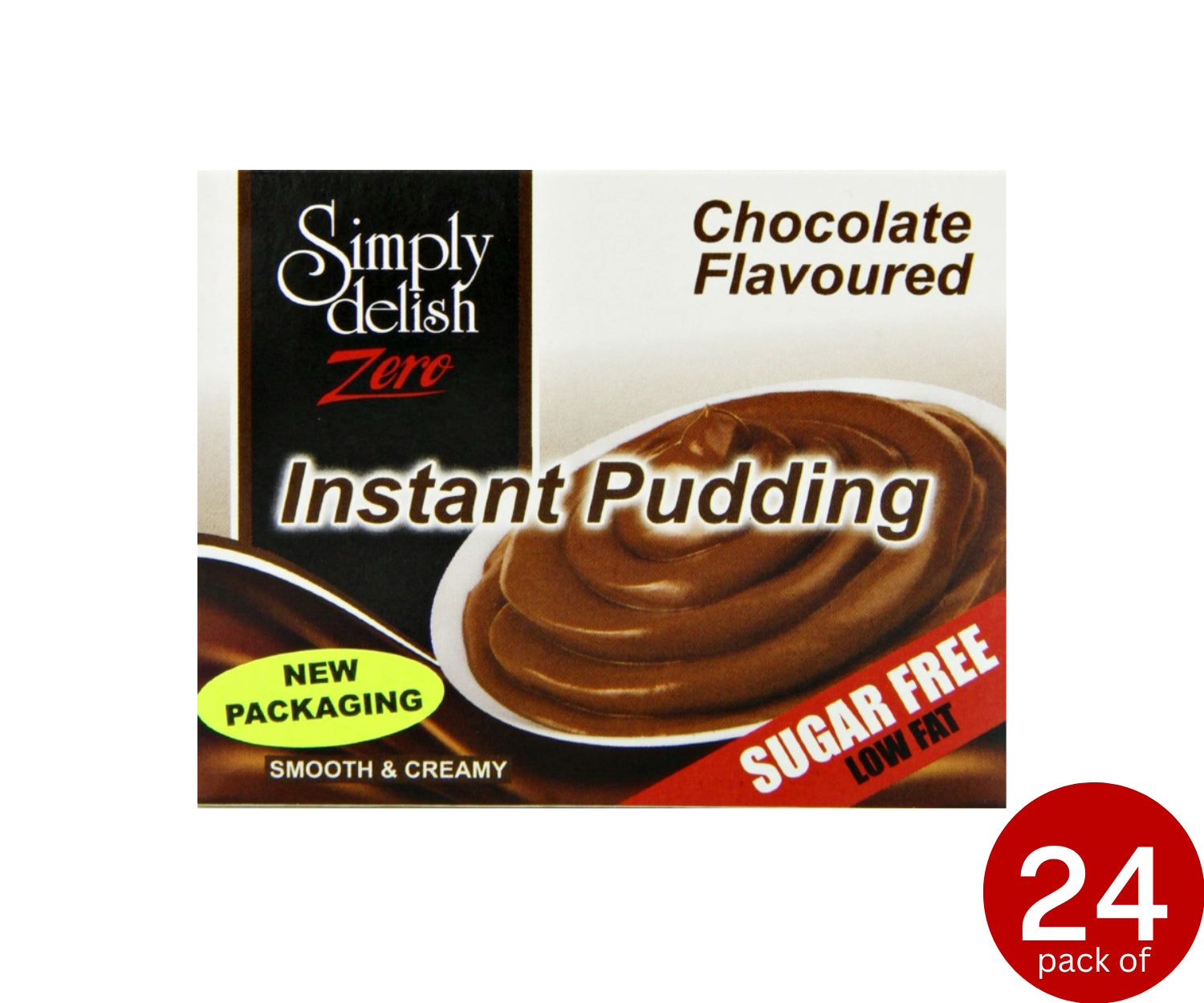 Simply Delish SF Pudding Chocolate 4 x 6 x 36g