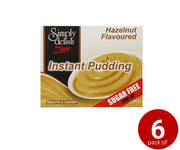 Simply Delish Sugar-Free Instant Pudding, Hazelnut flavour, 40g.