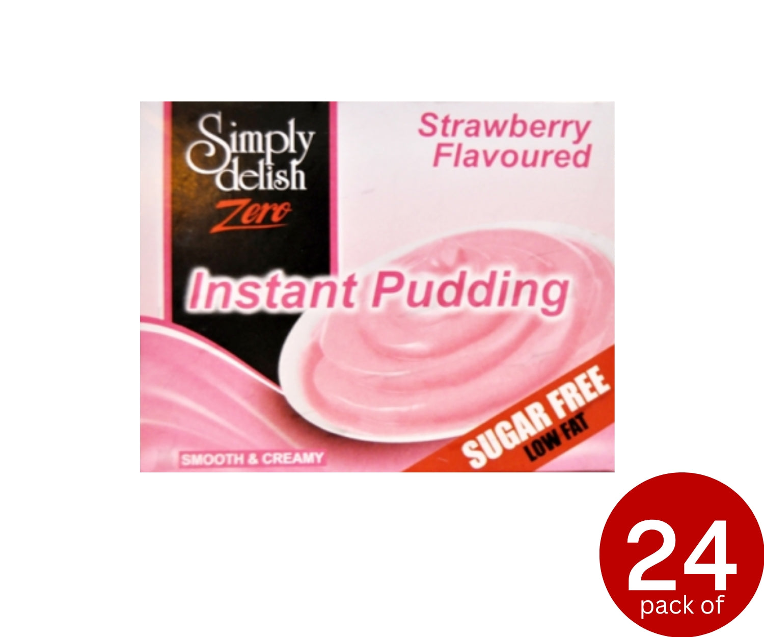 Simply Delish SF Pudding Strawberry 4 x 6 x 40g