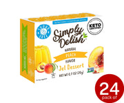 Simply Delish Natural Peach 4 x 6 x 20g