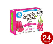 Simply Delish Natural Raspberry 4 x 6 x 20g