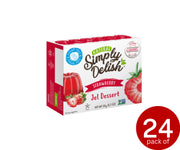 Simply Delish Natural Strawberry 4 x 6 x 20g