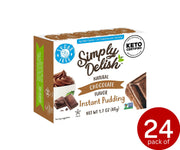 Simply Delish NATURAL Pudding Chocolate 4 x 6 x 44g