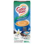 Coffee Mate Liquid Sugar Free French Vanilla Single Serve Creamer 4 x 50 x 11ml