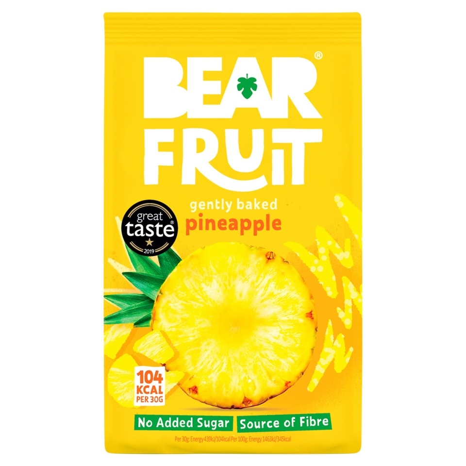 Bear Fruit Pineapple 6 x 100g
