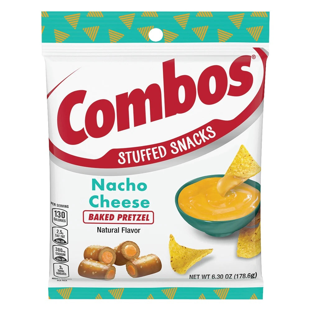 Combos Pretzels Nacho Cheese 12 x 178.6g (6.3oz) NK