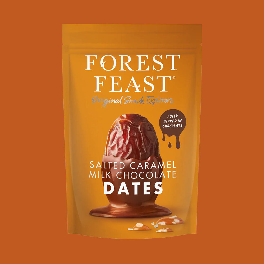 Forest Feast Salted Caramel Milk Chocolate Dates  NK 6 x 140g