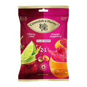 Cavendish & Harvey DROPS Cherry with Lime Filling & Orange with Raspberry Filling Bag NK 20 x 75g