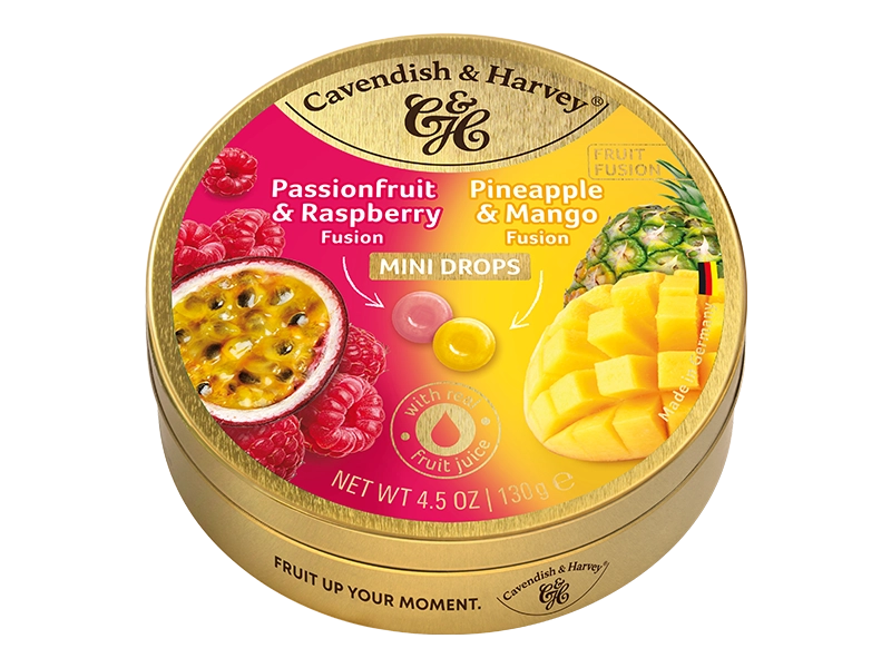 Cavendish & Harvey Passionfruit & Raspberry and Pineapple & Mango NK 11 x 130g